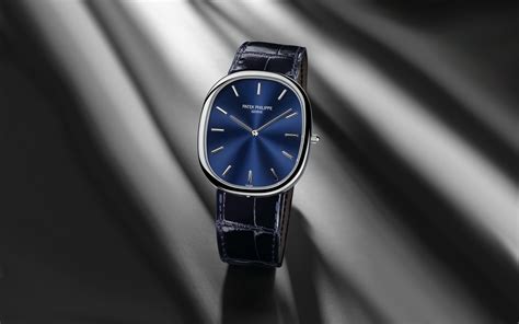 patek philippe golden ellipse blue dial|patek philippe ellipse.